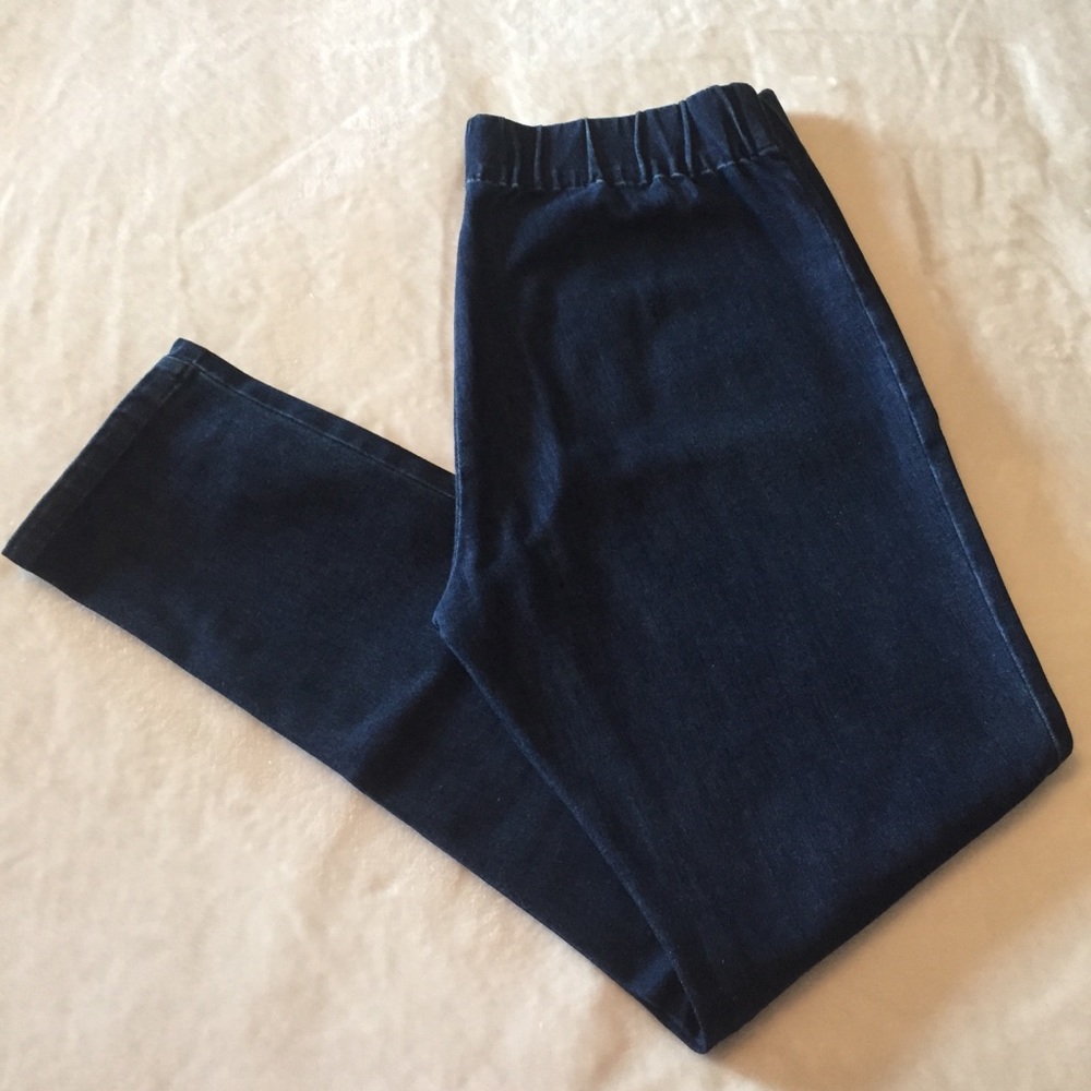 Soft Surroundings elastic Jean leggings!